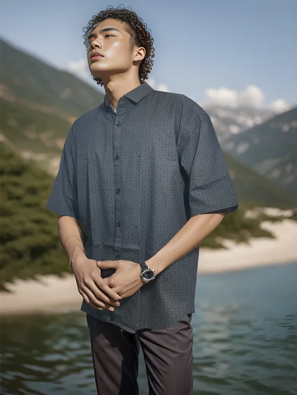 Lauren_Adams_Oversized_Shirt_for_Black_Printed