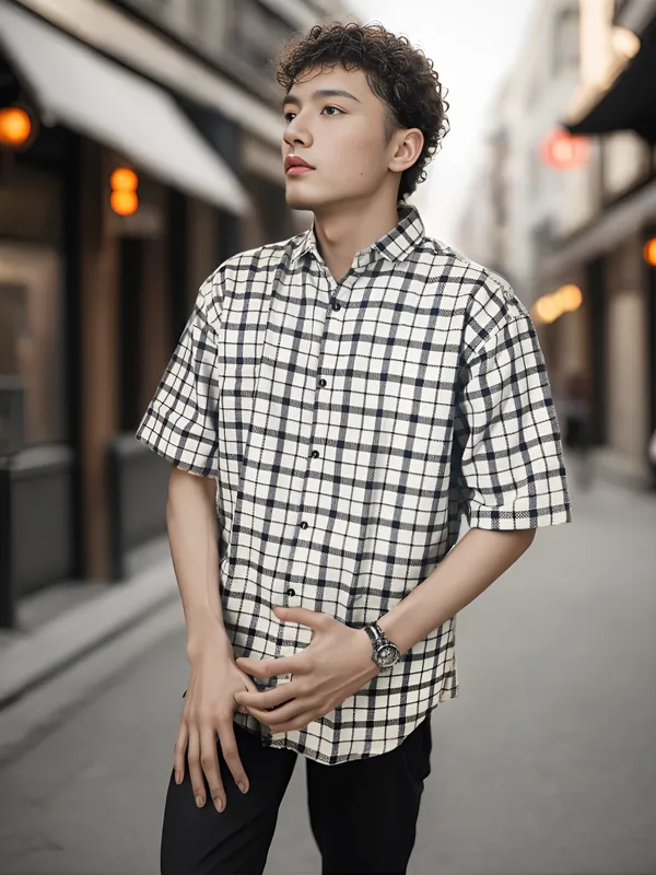 Lauren_Adams_Oversized_Shirt_for_Men_in_Checkered_Jute