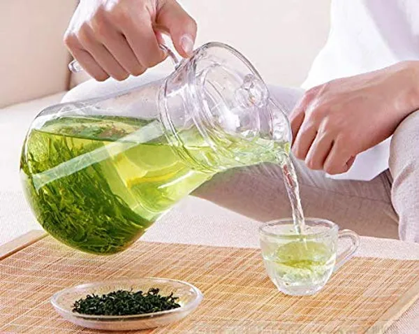 Tableware_Serving_Desire_Glass_Jug_Carafe_with_Handle_and_Plastic_Lid_for_Drinking_and_Serving_Beverages,_Water,_Iced_Tea,_Juice_&_Multi-Purpose_Pitcher_(1.3_L)