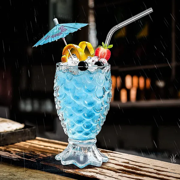 Pineapple_Cocktail_Glasses_Set_of_6,_240ml_Vintage_Mixed_Wine_Drinking_Tumbler_Cup,_Classic_Juice_Wedge_Glasses_for_Water,_Cocktail,_Milk,_Tiki_Cups_(Pineapple)