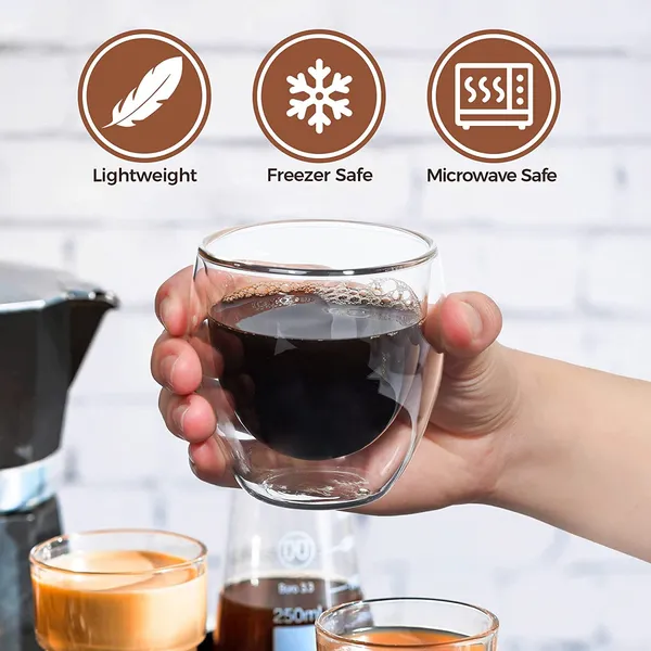 Double_Wall_Glass_Coffee_Mugs_Set_of_1,_250ml_Without_Handle_Insulated_Glass_Coffee_Mug_Without_Handle,_Clear_Coffee_Mugs