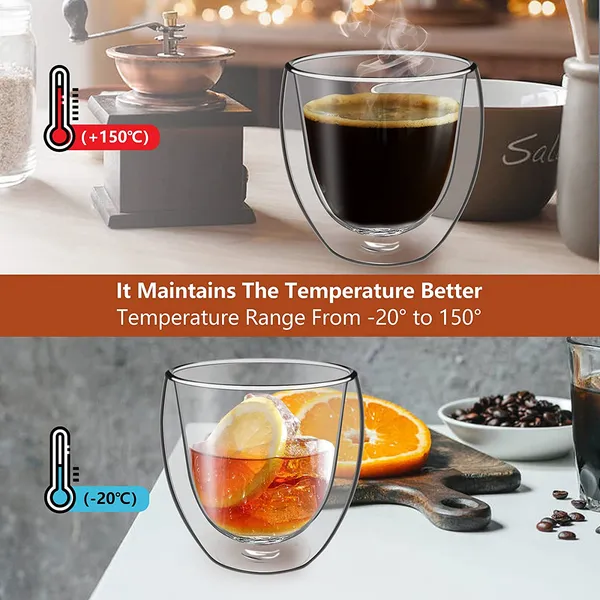 Double_Wall_Glass_Coffee_Mugs_Set_of_4,_250ml_Without_Handle_Insulated_Glass_Coffee_Mug_Without_Handle,_Clear_Coffee_Mugs