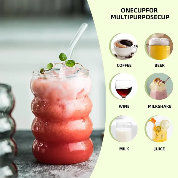 KELVEE_Creative_Ripple_Drinking_Glasses_with_Bamboo_Lids_and_Glass_Straw_-_1_Pcs_Wave_Can_Shaped_Glass_Cups,_Beer_&_Ice_Coffee_Glasses,_Cute_Tumbler_Cup_Great_for_Soda_Boba_Tea_Cocktail