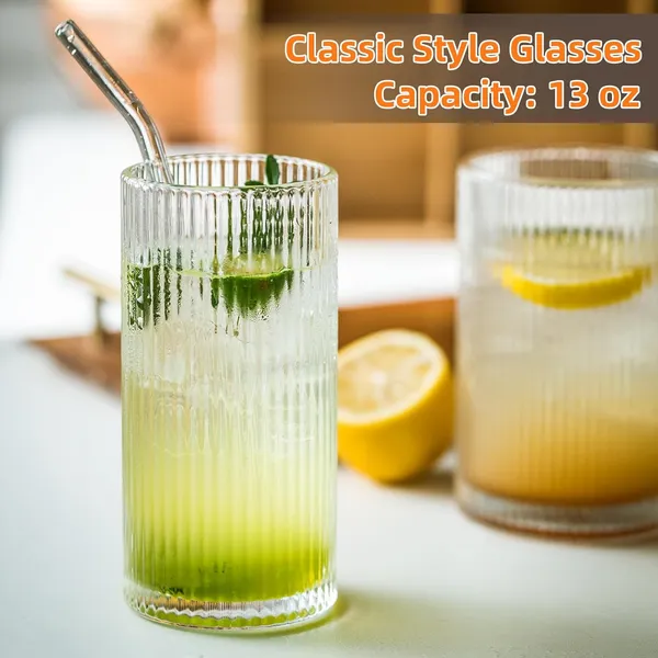 KELVEE_Ribbed_Glass_Tumbler_Mugs_with_Airtight_Wooden_Lid_and_Straw_Pack_of_1,Multipurpose_Drinking_Glasses_Sipper_Perfect_for_Cocktails,_Smoothies,_Juice,_Beer,_Coffee_for_All-Occasions