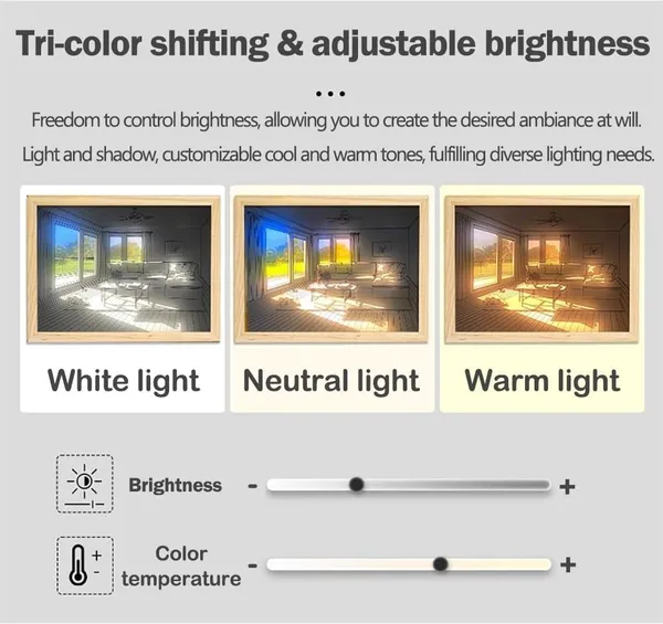 KELVEE_Sunset_LED_Night_Light_Painting_Decoration_Led_Wall_Art_Illuminated_Light_Up_Picture,_Light_Art_Decor,_Bedside_Lamp_for_Nightstand,_Night_Lights_for_Kids_Adults