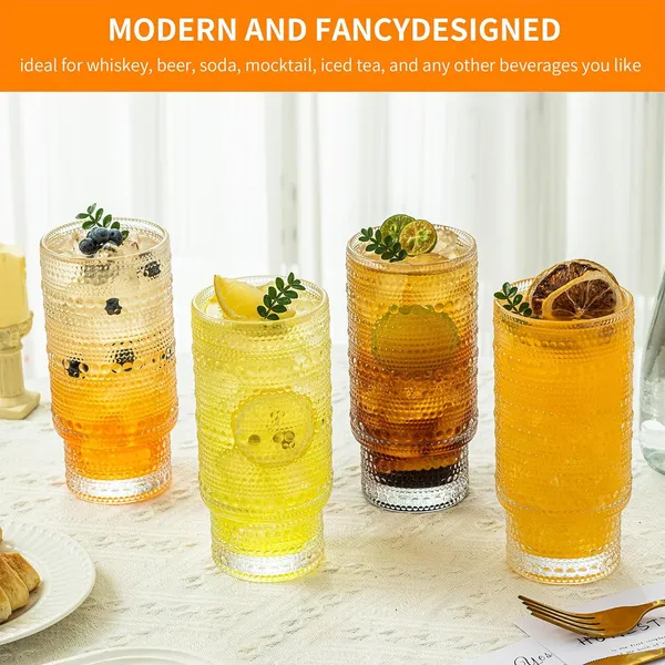 Vintage_Drinking_Glasses_Tumbler_Set_of_1_with_Bamboo_Lids_and_Straws,_Clear_Fluted_Textured_Old_Fashion_Embossed_Glass_Sipper_Iced_Coffee_Cups_for_Beer,_Cocktail,_Beverage_(EMBOSSE)