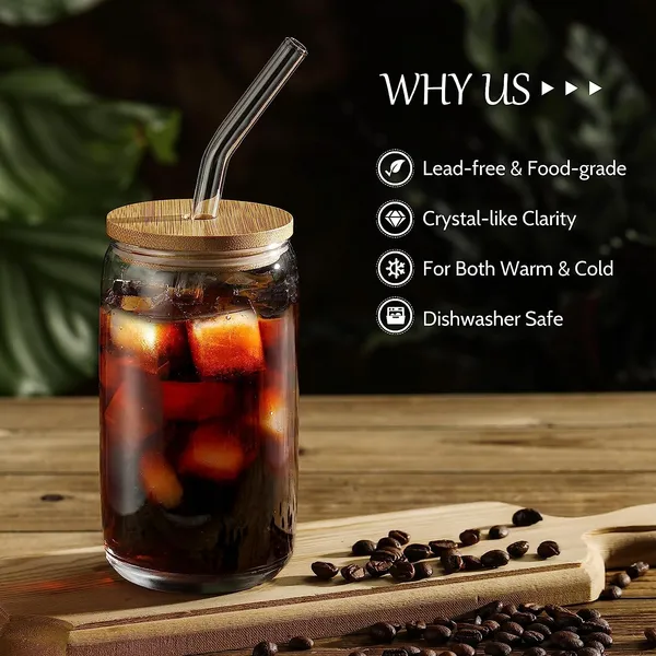 Beer__Airtight_Wooden_Lid_and_Glass_Straw_Pack_of_1,_Mason_Sipper_Travel_Home_Office_Coffee_Hot_&_Cold_Beverage_Tumbler_540ml