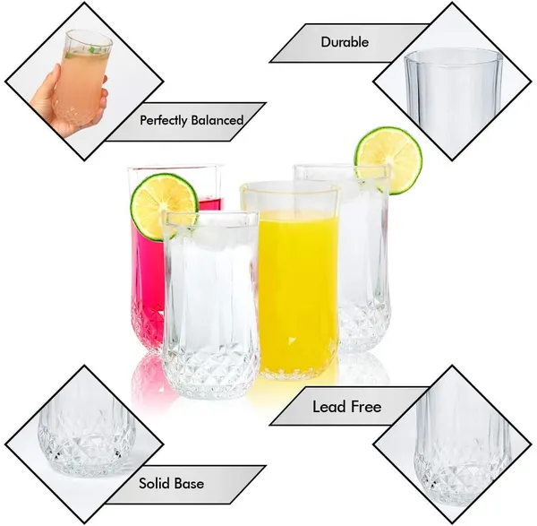 Crystal_Clear_Highball_Drinking_Glasses_Set_of_6,Elegant_and_Durable_Tall_Bar_Glassware_Sets_for_Water,_Juice,_Cocktails,_Beer
