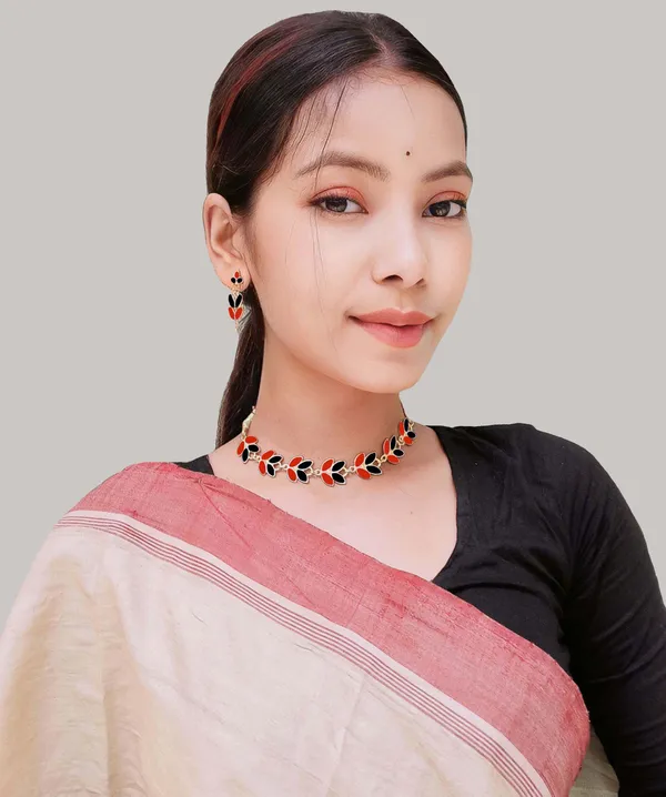 Assamese_Traditional_Pati_Golpata_Choker_Jewellery_Set_For_Women