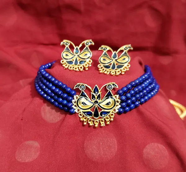 Assamese_Traditional_Blue_Meenakari_Loka_Paro_Golpata_Jewellery_Set