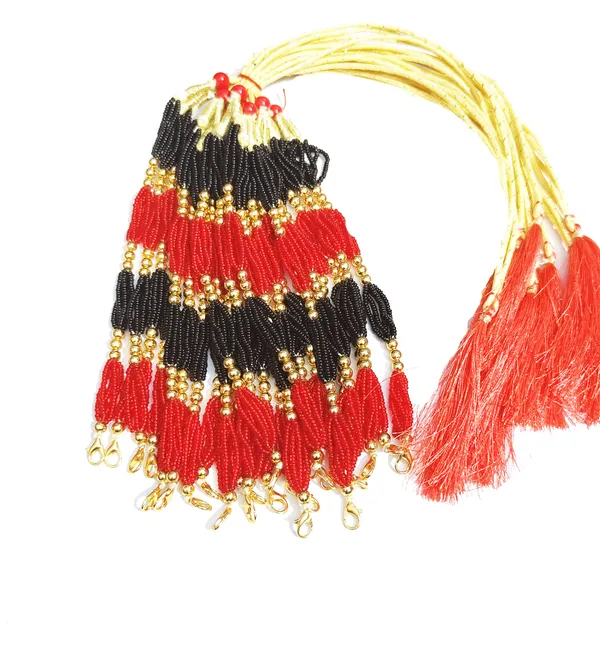 Assamese_Traditional_Red_Black_Tassel_/_Dori_12