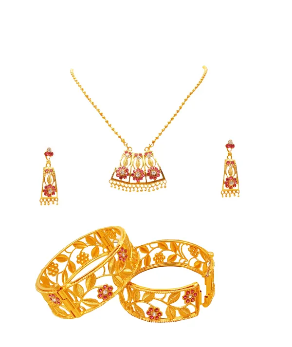 BG gold Assamese traditional red meenakari bridal jewellery set Price in India Buy BG gold Assamese traditional red meenakari bridal jewellery set online at undefined