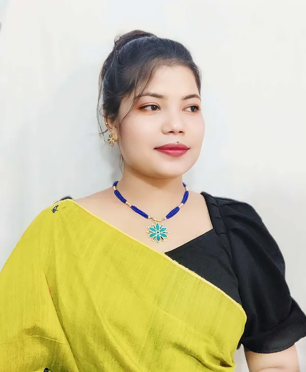 Assamese_Traditional_Gold_Plated_Blue_Meenakari_Tassel_Jewellery_Set_For_Girls_&_Women