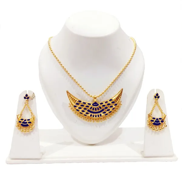 Assamese__traditional_blue_meenakari_junbiri_jewellery__set