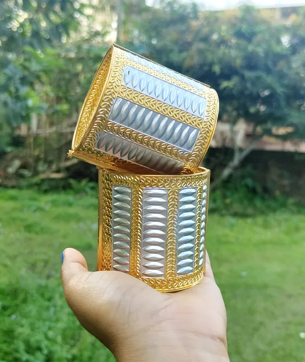 BGGOLD_Assamese__traditional_copper_BASED__gold_plated_silver_color_muthi_kharu_/_bangle_set_for_women_&_girls