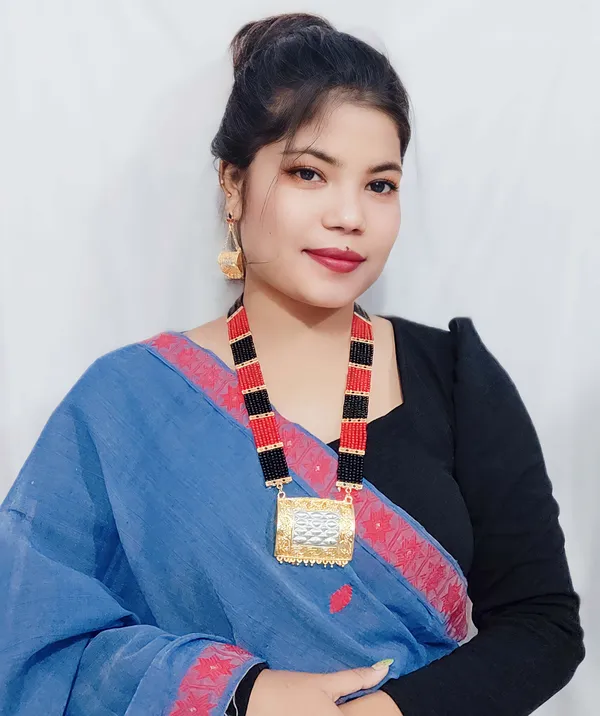 Assamese_Traditional_Red_Black_Meenakari_Jewellery_Set