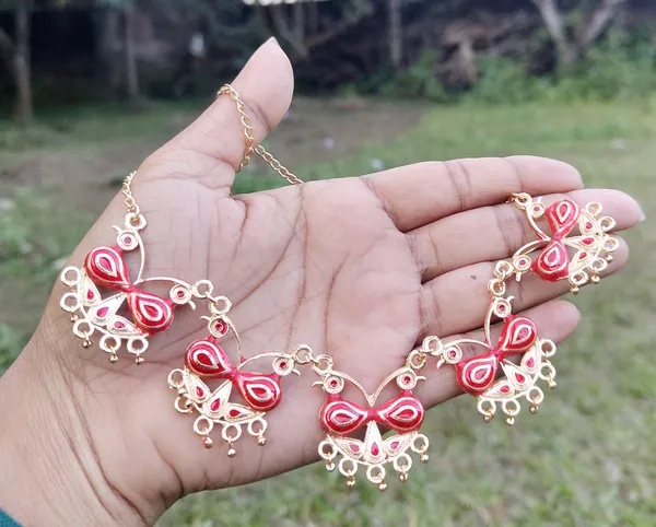 Gold_Rose_Plated_Assamese_Traditional_Red_Meenakari_Loka_Paro_Golpata_Necklace_Set