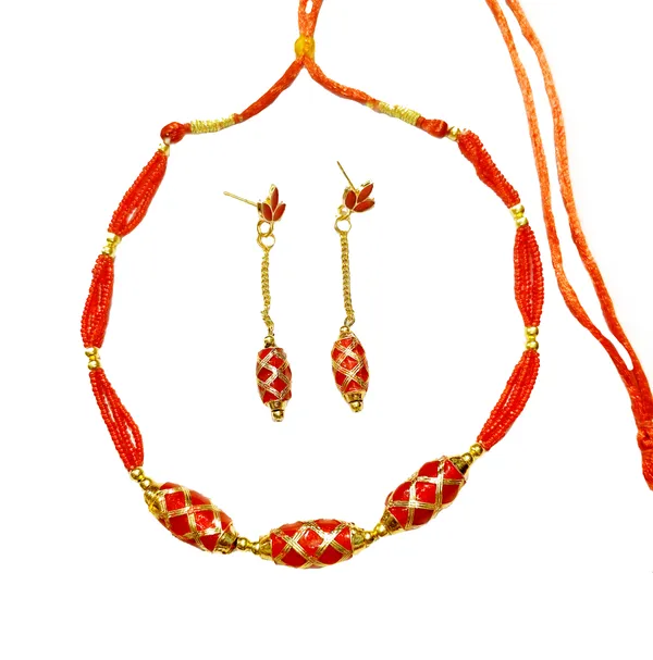 Assamese_Traditional_Red_Meenakari_Moni_Mala_Jewellery_Set
