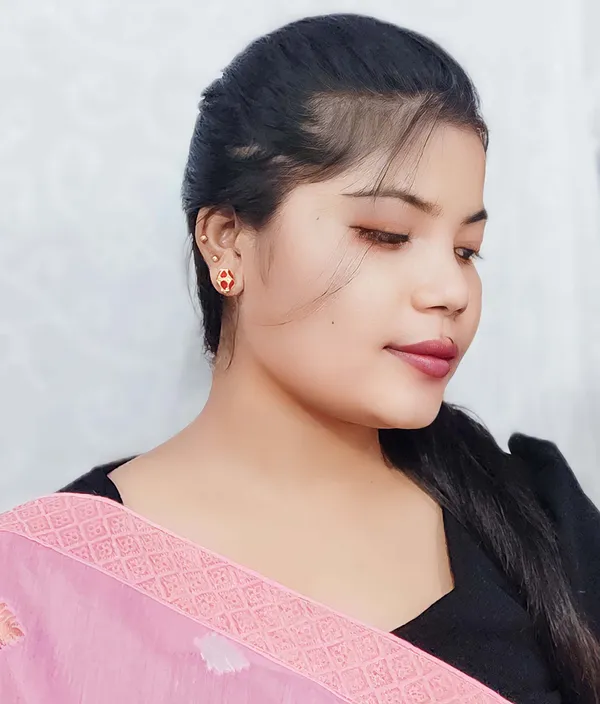 (Pack_Of_2)_Assamese_Traditional_Red_Meenakari_Top_Earring_Set