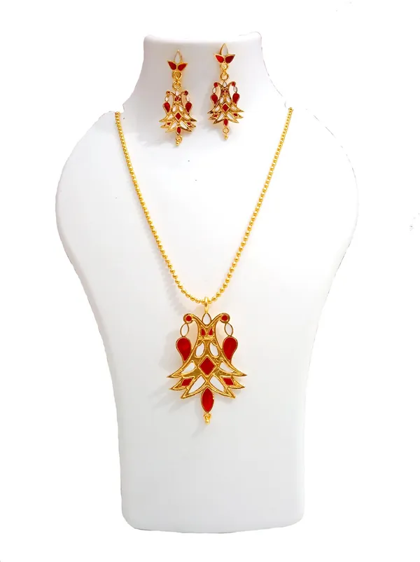 Assamese__traditional_red_white_meenakari_henpata_jewellery__set