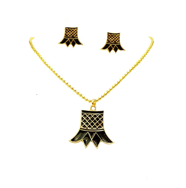 Assamese_Traditional_Black_Meenakari_Thuriya_Jewellery_Set