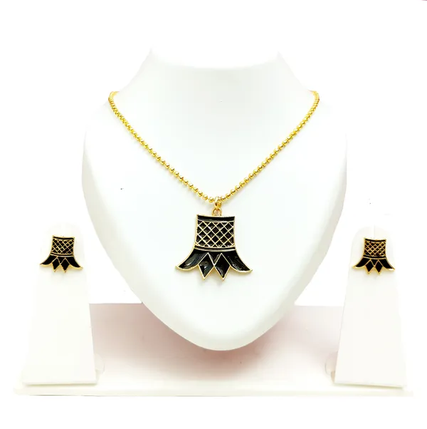 Assamese_Traditional_Black_Meenakari_Thuriya_Jewellery_Set