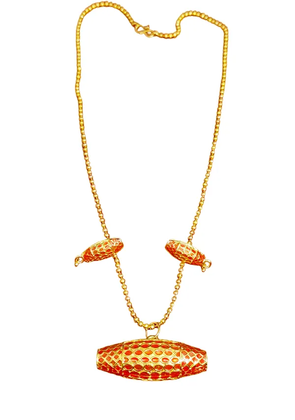 Assamese_Traditional_Red_Meenakari_Dholbiri_Chain_Jewellery_Set_For_Women_&_Girls