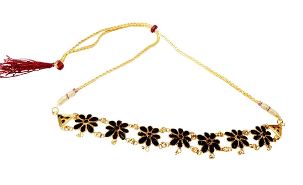 Assamese_Traditional_Gold_Plated_Black_Colour_Golpata_Necklace_Set_For_Girls_&_Women