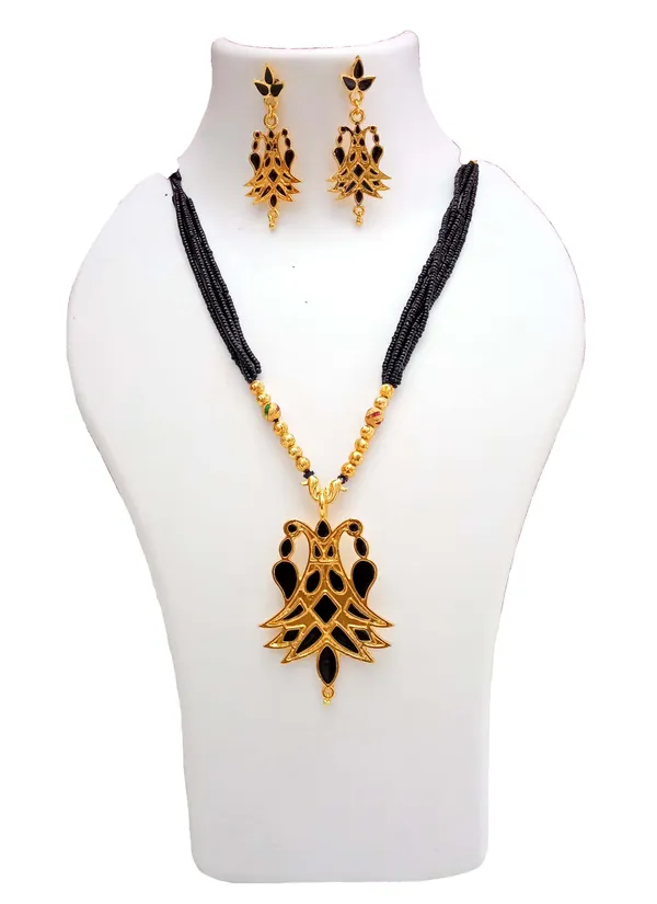Assamese_Traditional_Black_Meenakari_Henpata_Jewellery_Set