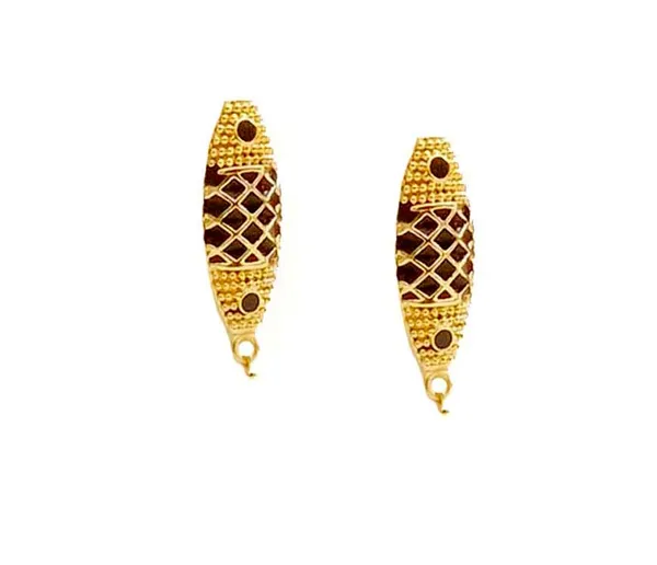 Assamese_Traditional_Gold_Plated_Black_Meenkari_Dholbiri_Tassel_Jewellery_Set_For_Women_&_Girls