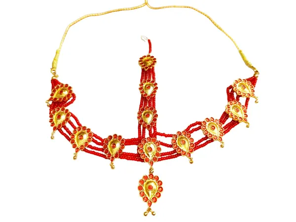 Assamese_Traditional_Red_Meenakari_Dugdugi_Maang_Tikka_Hatya_Nritya_Mathapati