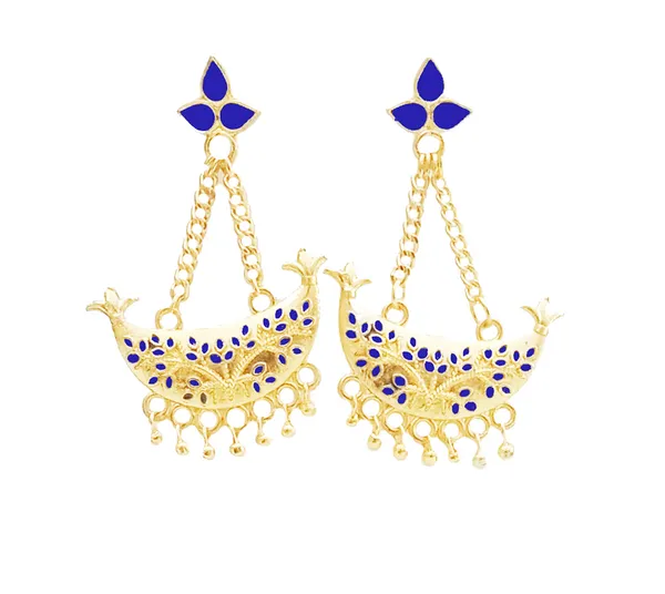 Assamese_Traditional_Blue_Colour_Joonbiri_Jewellery_Set_For_Women