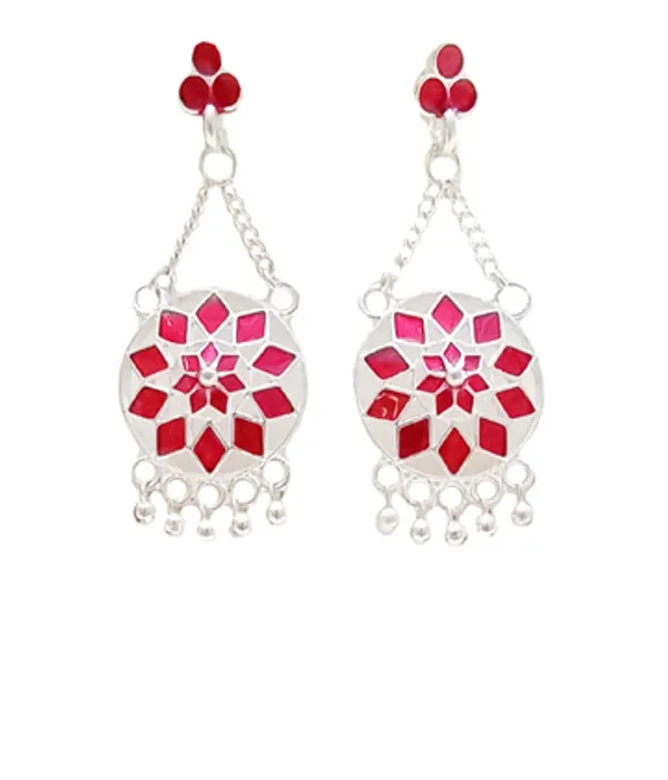 Assamese_Red_Silver_Japi_Necklace_For_Women_And_Girls