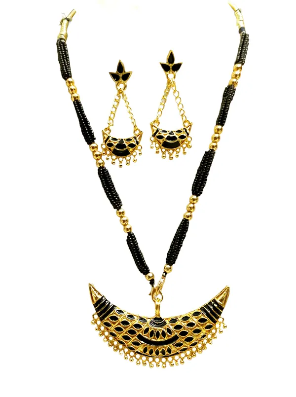 Assamese_Traditional_Black_Meenakari_Junbiri_Jewellery_Set