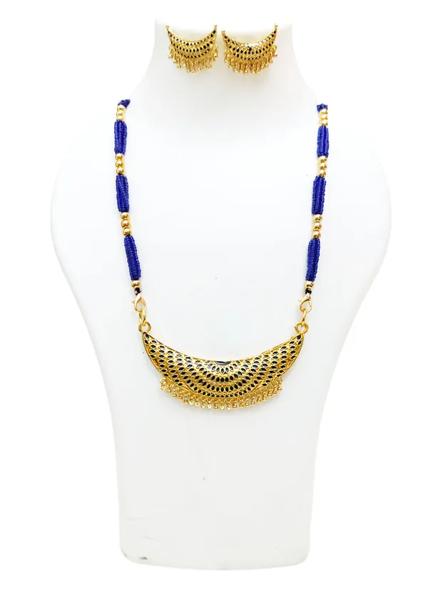 Assamese_Traditional_Blue_Meenakari_Junbiri_Jewellery_Set