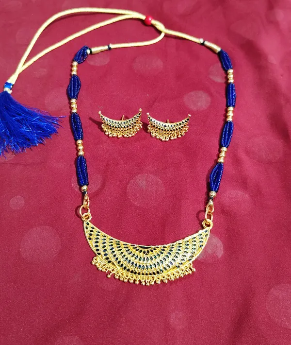 Assamese_Traditional_Blue_Meenakari_Junbiri_Jewellery_Set