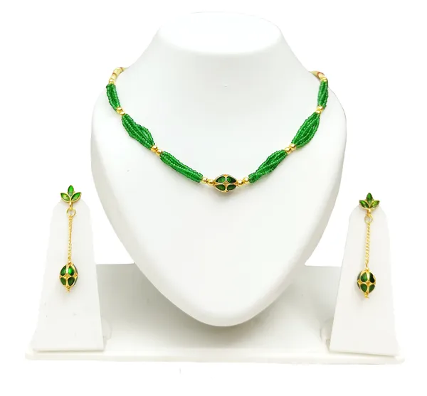 Assamese_Traditional_Green_Meenakari_Moni_Mala_Jewellery_Set