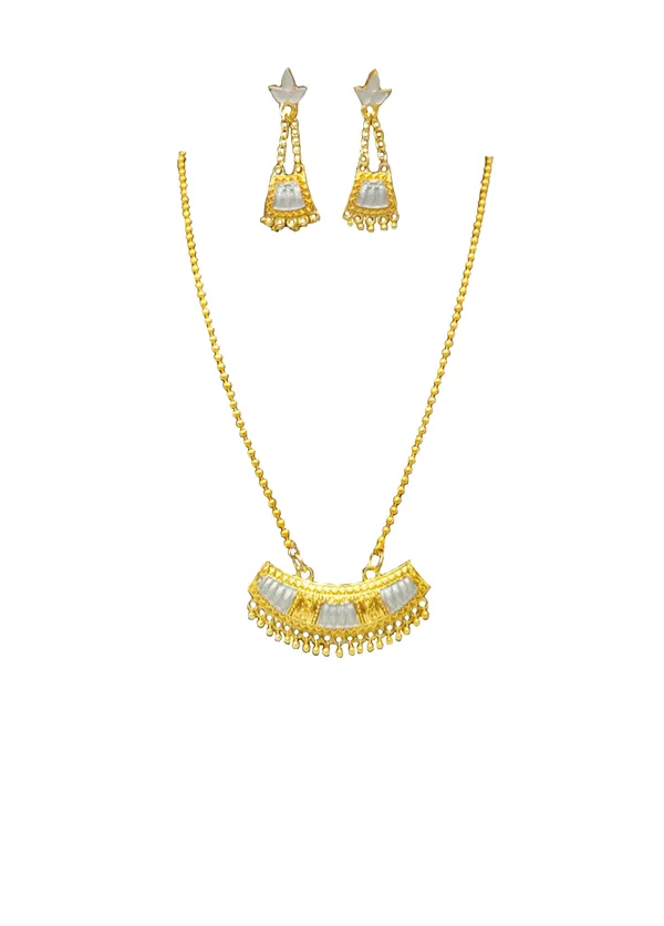 Assamese_traditional_gold_plated_pendant_chain_set_for_women_&_girls