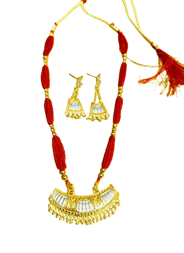 Assamese_Traditional_Gold_Plated_Pendant_Set_For_Girls_&_Women