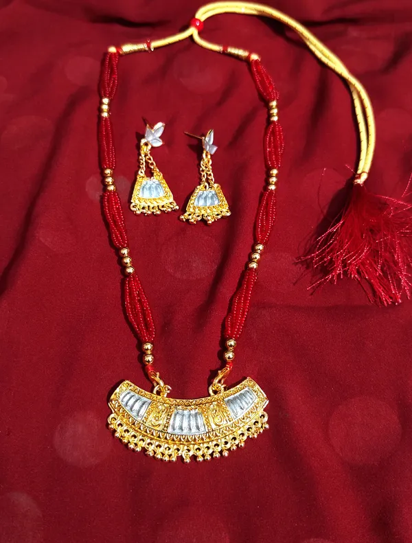 Assamese_Traditional_Gold_Plated_Pendant_Set_For_Girls_&_Women
