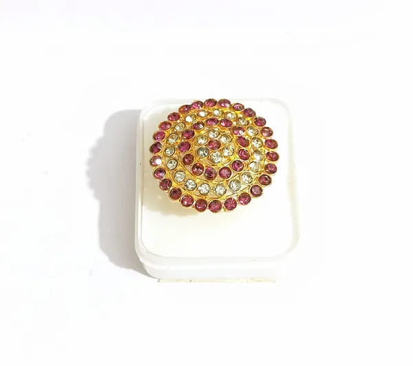 Assamese_Traditional_Pink-_White_Stone_Japi_Finger_Ring(Pack_Of_2)
