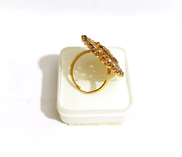 Assamese_Traditional_Pink-_White_Stone_Japi_Finger_Ring(Pack_Of_2)