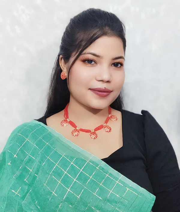 Assamese_Traditional_Red_Meenakari_Red_Japi_Golpata_Jewellery_Set