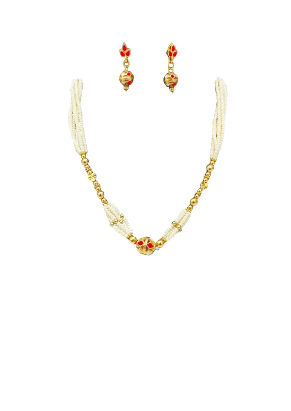 Assamese_Traditional_White_Moni_Mala_Jewellery_Set