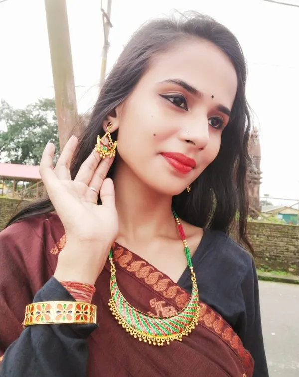 Assamese_Traditional_Red_Green_Meenakari_Junbiri_Jewellery_Set