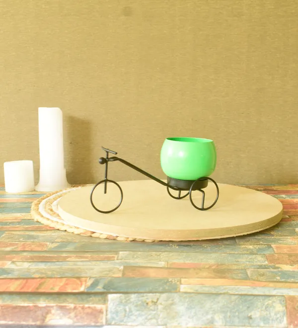 Small_Black_Cycle_With_Green_Planters