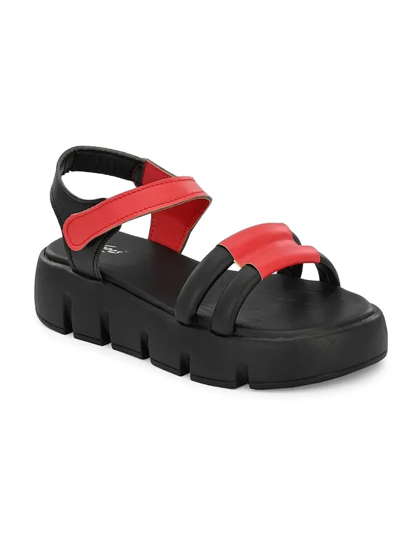 Colourblocked_Open_Toe_Flatform_Heels_With_Backstrap