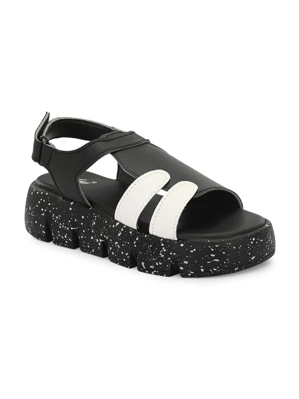 Colourblocked_Open_Toe_Flats_With_Backstrap