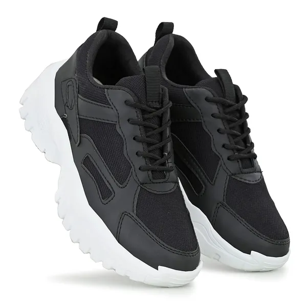 Women'S_Black_Synthetic_Walking_Running_Gym_Training_Workout_Shoes_Sneakers
