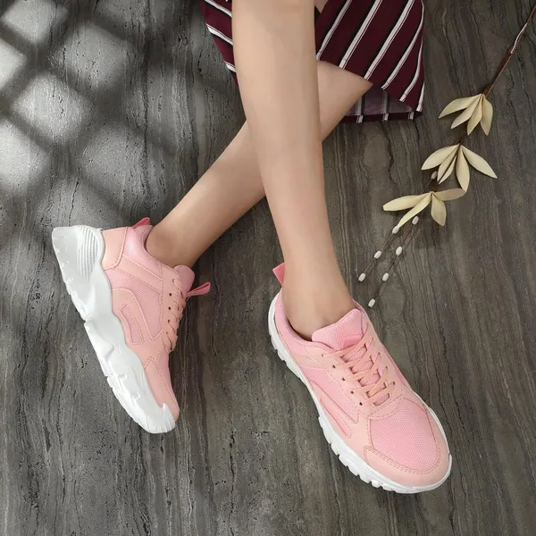 Women'S_Pink_Synthetic_Walking_Running_Gym_Training_Workout_Shoes_Sneakers